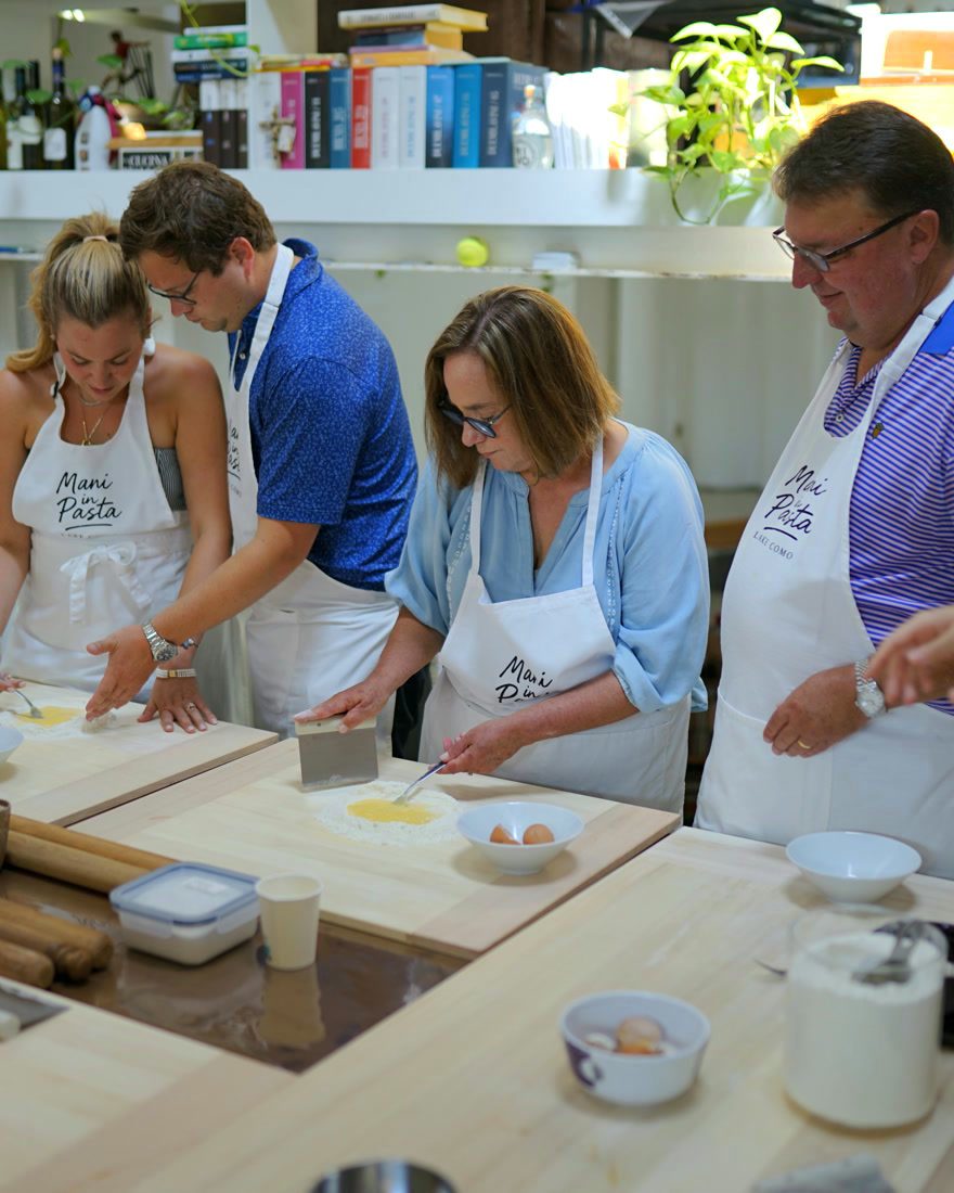Eggs and flour ready on the bench