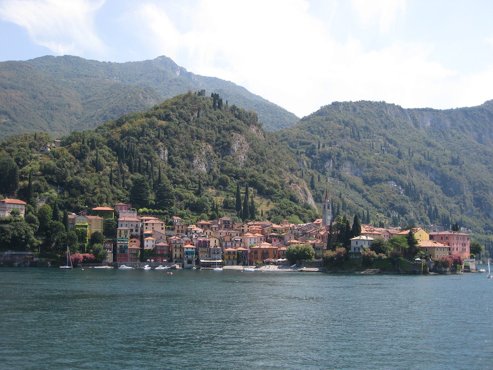 The colourful lakeside village of Varenna on Lake Como